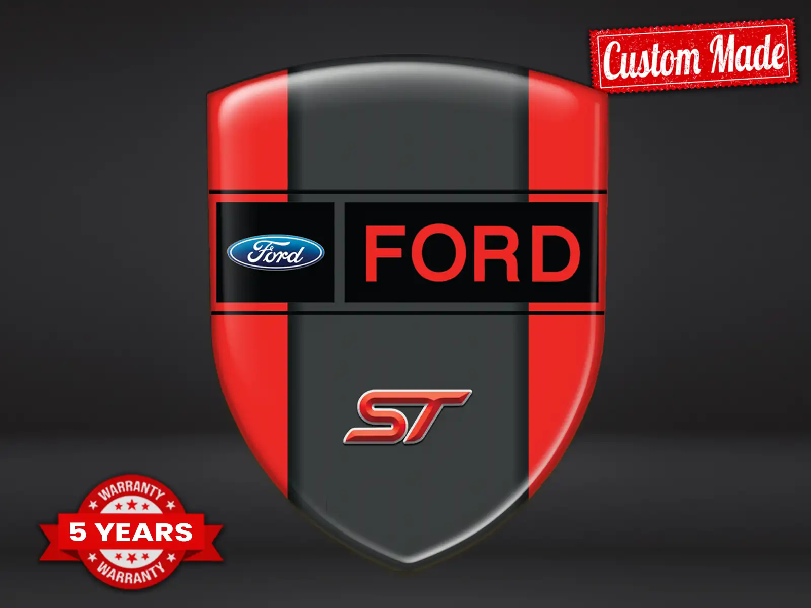 Ford Wasserfester Aufkleber Max Langlebig Schick Pro Design